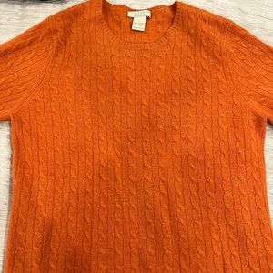 Cashmere Sweater Orange